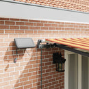 Utrækkelig Markise gul og orange 500 ×350 cm Stof