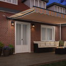 Markiseduge Flerfarvet 500 × 350 cm Polyester