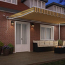 Markiseduge Flerfarvet 500 × 350 cm Polyester