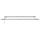 Udtrækkelig markise Hvid 500 × 350 cm Stof og aluminium
