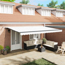 Markiseduge Hvid 500 × 350 cm Polyester