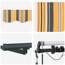 Markiseduge Flerfarvet 600 × 300 cm Polyester