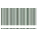 Udtrækkelig markise Grøn og Hvid 600 × 300 cm Stof og aluminium