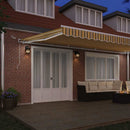 Markiseduge Flerfarvet 600 × 350 cm Polyester
