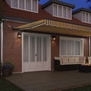 Markiseduge Flerfarvet 600 × 350 cm Polyester