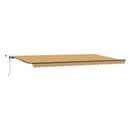 Markiseduge Flerfarvet 600 × 350 cm Polyester