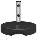 Parasolfod Sort Ø 45 x 37,5 cm Granit