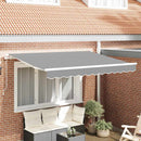 Markiseramme Hvid 2,5 x 2 m Metal
