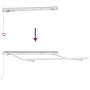 Markiseramme Hvid 2,5 x 2 m Metal
