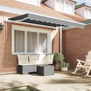 Markiseramme Hvid 3,5 x 2 m Metal
