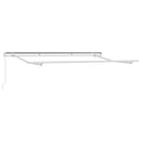 Markiseramme Hvid 3,5 x 2 m Metal