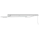 Markiseramme Hvid 3,5 x 2 m Metal