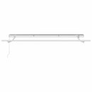 Markiseramme Hvid 3,5 x 2 m Metal