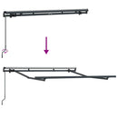 Markiseramme Antracit 2,5 x 2 m Metal