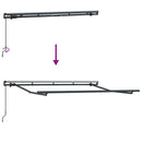 Markiseramme Antracit 3 x 2 m Metal
