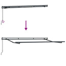 Markiseramme Antracit 3,5 x 2 m Metal