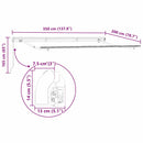 Markiseramme Antracit 3,5 x 2 m Metal