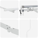 Markiseramme Hvid 2,5 x 2 m Metal