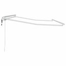 Markiseramme Hvid 3,5 x 2 m Metal