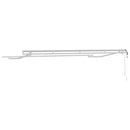 Markiseramme Hvid 4 x 2 m Metal
