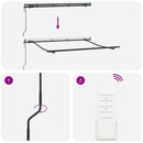 Markiseramme Antracit 3 x 2 m Metal