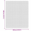 Telt tæppe Antracit 400 × 350 cm Polyester