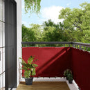 altanafskærmning 90x800 cm 100 % polyester rød
