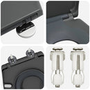Toilet sæde Antracit 47 x 37 x 4 cm Duroplast