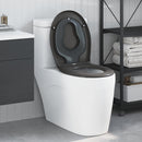 Toilet sæde Antracit 47 x 37 x 4 cm Duroplast
