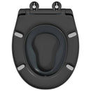 Toilet sæde Antracit 47 x 37 x 4 cm Duroplast