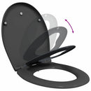 Toilet sæde Antracit 47 x 37 x 4 cm Duroplast