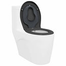 Toilet sæde Antracit 47 x 37 x 4 cm Duroplast