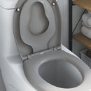 Toilet sæde Grå 47 x 37 x 4 cm Duroplast