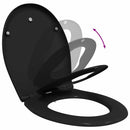 Toilet sæde Sort 47 x 37 x 4 cm Duroplast