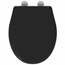 Toilet sæde Sort 47 x 37 x 4 cm Duroplast