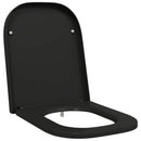 Toilet sæde Sort 47,5 x 35 x 3,6 cm Duroplast