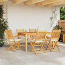 Sammenklappelig stol med pude 6 pcs Hvid 49 x 57.5 x 92cm
