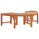 Træ Bænk 2 pcs Naturfarvet 160 x 80 x 45cm