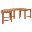 Træ Bænk 2 pcs Naturfarvet 160 x 80 x 45cm