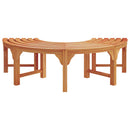 Træ Bænk 2 pcs Naturfarvet 160 x 80 x 45cm