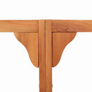 Træ Bænk 2 pcs Naturfarvet 160 x 80 x 45cm