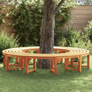 Træ Bænk 2 pcs Naturfarvet 160 x 80 x 45cm