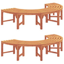 Træ Bænk 2 pcs Naturfarvet 160 x 80 x 45cm