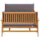 Havesofa Sæt 3 pcs Brun 120 x 65,5 x 79 cm Massivt Akacietræ