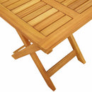 Solstol 3 stk. Massivt Akacietræ Beige