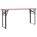 Øl Bordben 2 pcs Sort 39 x 3 x 75 cm Pulverlakeret stål