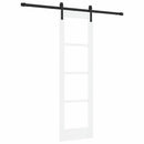Skydedør ORKDAL Hvid og sort 61 x 198,5 cm