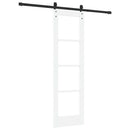 Skydedør ORKDAL Hvid og sort 61 x 198,5 cm