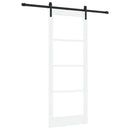 Skydedør ORKDAL Hvid og sort 83 x 211 cm