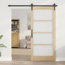 Skydedør ORKDAL Naturlig og sort 93 x 202 cm